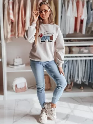 Pantalonii pentru doamne DSTREET SKINNIZA UY2357 ALBASTRU