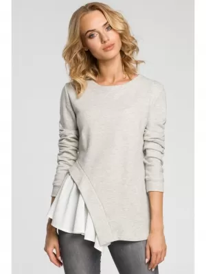 Bluza de dama MOE M333 GRI DESCHIS