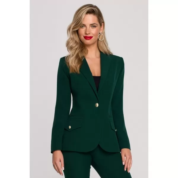 Geaca de dama MAKOVER K141 VERDE STICLA 