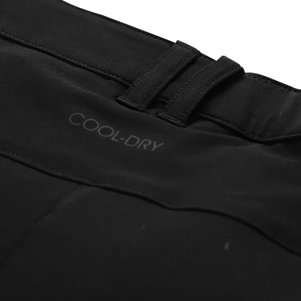  Pantaloni scurți de softshell pentru femei ALPINE PRO BAKA NEGRU 