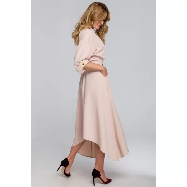  Rochie MAKOVER K086 BEJ 