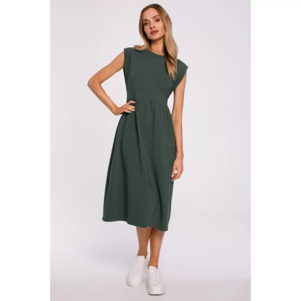  Rochie MOE M581 VERDE MILITAR 