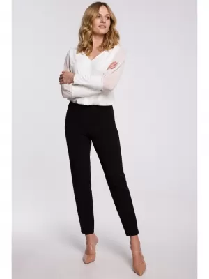 Pantaloni de dama MAKOVER K055 NEGRU