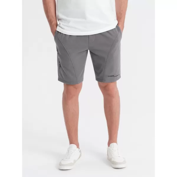  Pantaloni scurţi OMBRE OM-SRSK-0138 GRI 