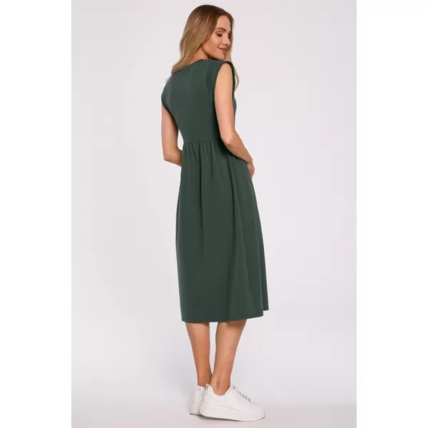  Rochie MOE M581 VERDE MILITAR 