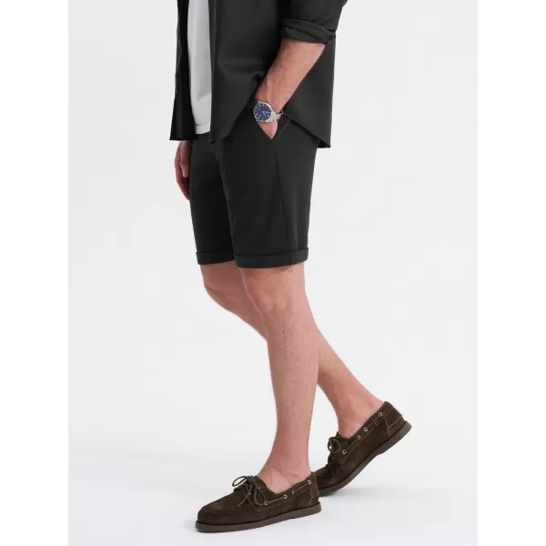  Pantaloni scurţi OMBRE OM-SRCS-0170 NEGRU 