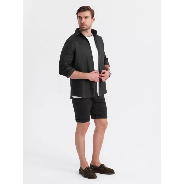  Pantaloni scurţi OMBRE OM-SRCS-0170 NEGRU 