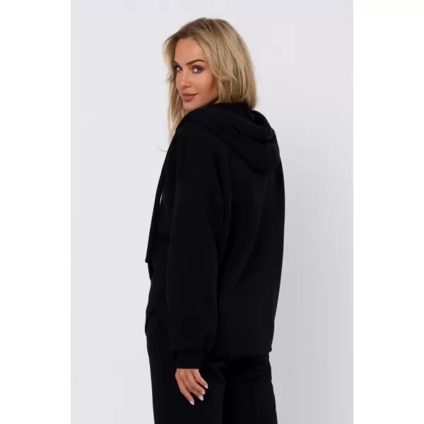  Hanorac de dama MOE M761 NEGRU 
