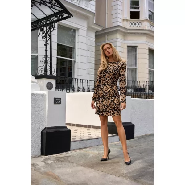  Rochie MOE M756 NEGRU/MARO 