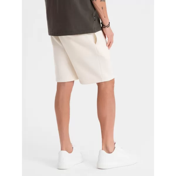  Pantaloni scurți pentru bărbați OMBRE OU-SRBC-0101 CREMĂ 
