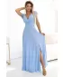 Rochie NUMOCO CRYSTAL 411-13 ALBASTRU DESCHIS