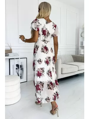 Rochie NUMOCO LISA 434-8 TRANDAFIR ROȘU ÎNCHIS