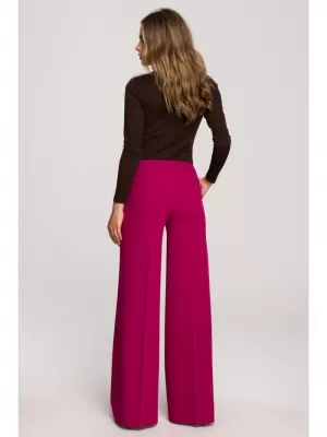 Pantaloni de dama STYLOVE S311 PRUNĂ