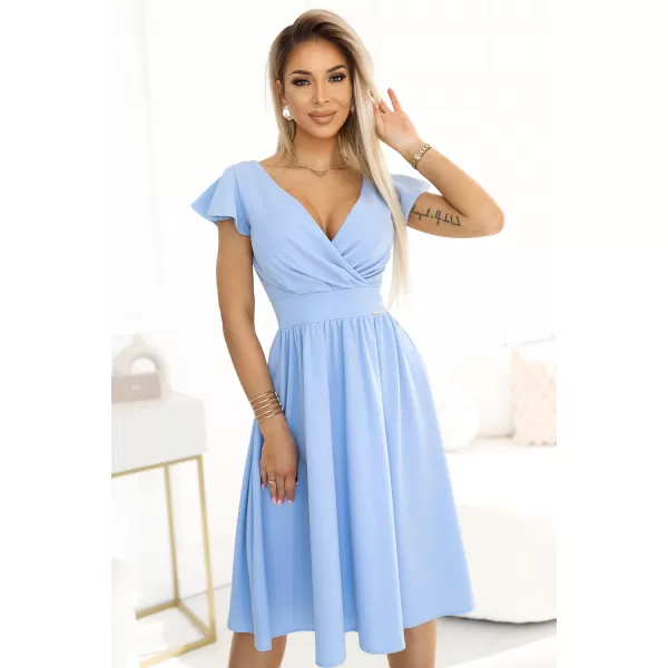  Rochie NUMOCO MATILDE 42-11 ALBASTRU DESCHIS 