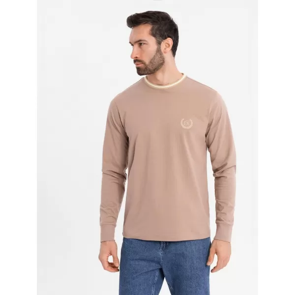  Cămaşă OMBRE OM-LSCL-0128 MARO 