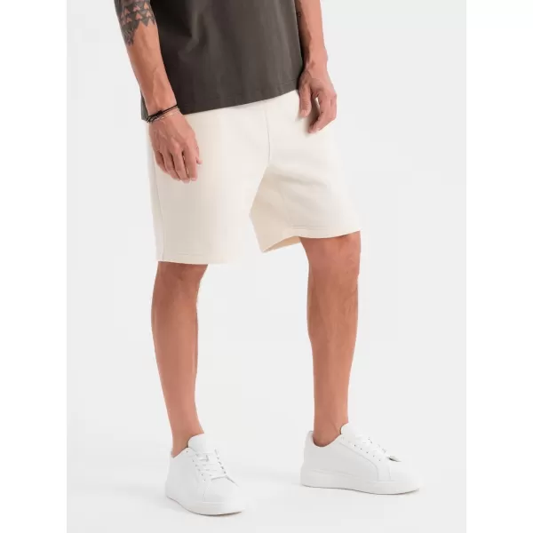  Pantaloni scurți pentru bărbați OMBRE OU-SRBC-0101 CREMĂ 