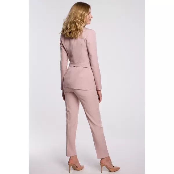  Geaca de dama MAKOVER K056 ROZ CREPONAT 