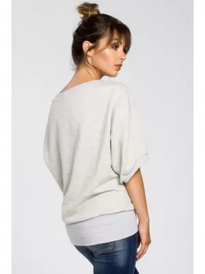 Bluza de dama BEWEAR B048 GRI DESCHIS