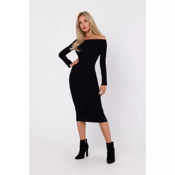 Rochie MOE M757 NEGRU 