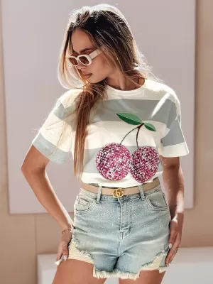 Pantaloni scurți pentru doamne DSTREET LIKE A STAR SY0487 ALBASTRU