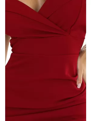 Rochie NUMOCO CALLIE 564-8 BURGUNDIA
