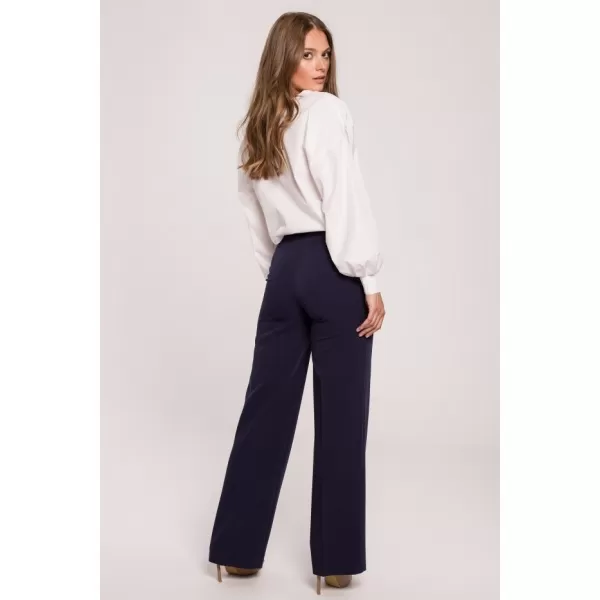  Pantaloni de dama MAKOVER K114 ALBASTRU MARIN 