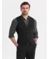 Vestă OMBRE OM-BLZV-0146 NEGRU