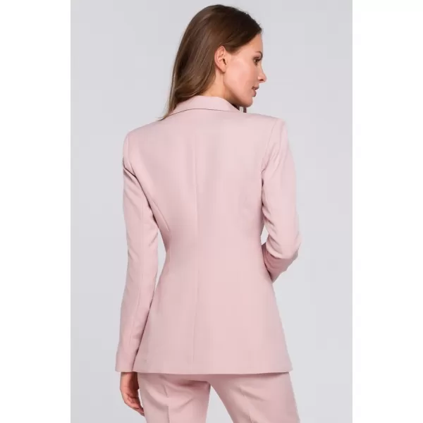  Geaca de dama MAKOVER K036 ROZ CREPONAT 