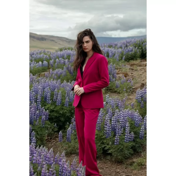  Pantaloni de dama STYLOVE S311 PRUNĂ 
