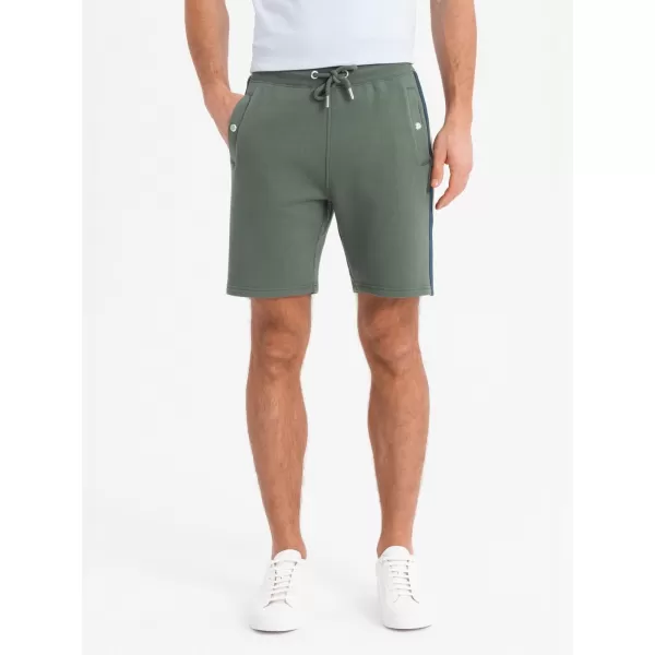  Pantaloni scurți pentru bărbați OMBRE OM-SRSK-0156 MĂSLIN 