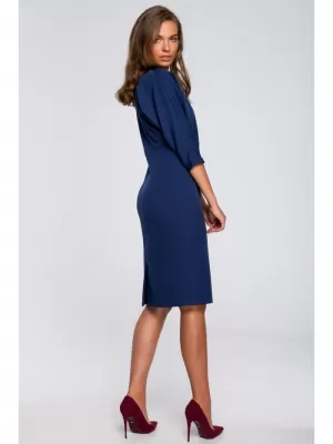Rochie STYLOVE S242 ALBASTRU MARIN