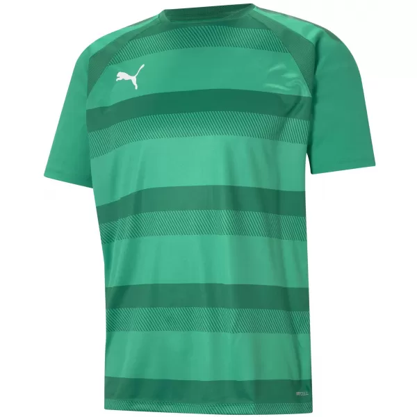  Cămașa funcțională a bărbaților PUMA TEAMVISION JERSEY 704921_05 PEPPERGREEN/POWERGREEN/WHITE 