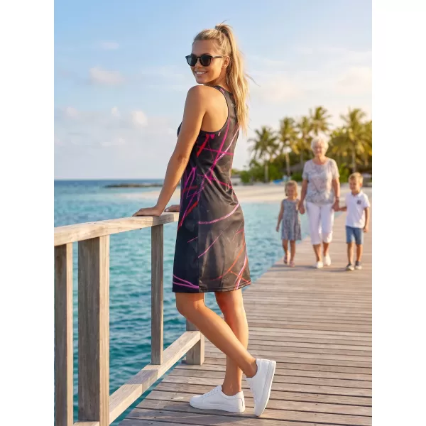  Premium rochie funcțională pentru femei ALTISPORT VOJ/ALW082SAT01 NEGRU 