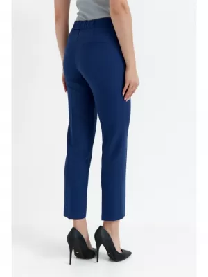 Pantaloni de dama MAKOVER K055 ALBASTRU MARIN