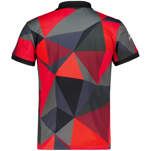  Tricou funcțional pentru bărbați cu guler premium ALTISPORT VOJ/ALM007TR05 ROŞU 