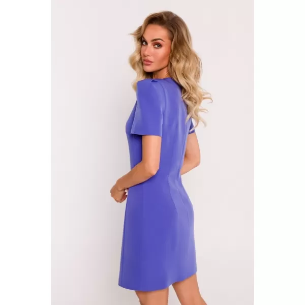  Rochie MOE M777 VIOLET DESCHIS 