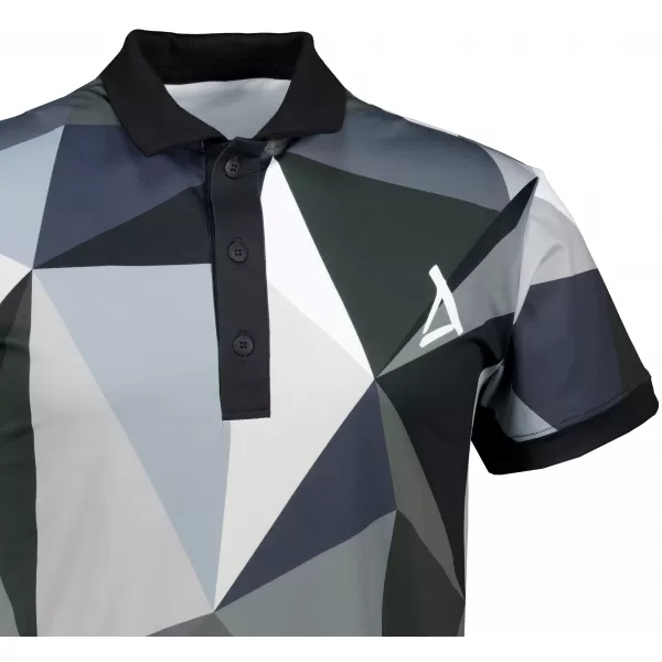  Tricou funcțional pentru bărbați cu guler premium ALTISPORT VOJ/ALM007TR05 GRI 