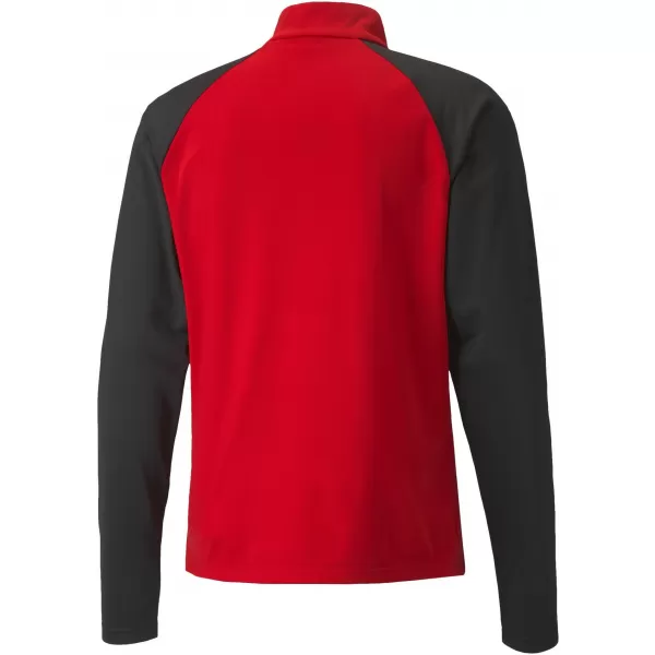  Panoul pentru bărbați PUMA TEAMLIGA 1/4 ZIP TOP 657236_01 PUMA RED/PUMA BLACK 