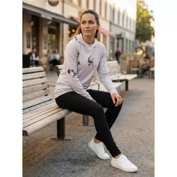  Premium cu hanorac funcțional pentru femei ALTISPORT VOJ/ALW077MI01 GRI -BLACK 