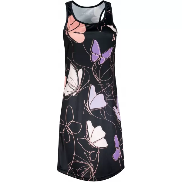  Premium rochie funcțională pentru femei ALTISPORT VOJ/ALW086SAT01 NEGRU/VIOLET 