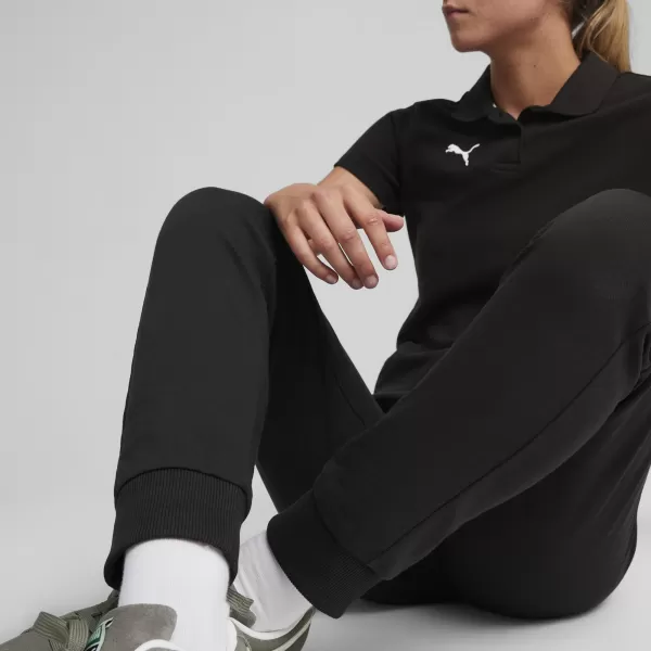  Pantalonii pentru doamne PUMA TEAMGOAL CASUALS PANTS WMN 658604_03 PUMA BLACK/PUMA WHITE 