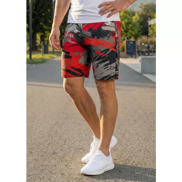  Premium pantaloni scurți funcționali pentru bărbați ALTISPORT VOJ/ALM014KRA01 NEGRU -D 