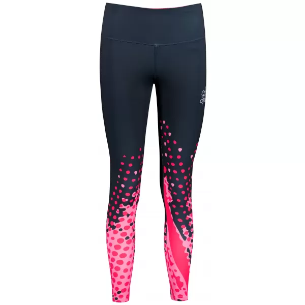  Premium pentru jambiere pentru femei ALTISPORT VOJ/ALW109LEG01 ROZ-NEGRU 
