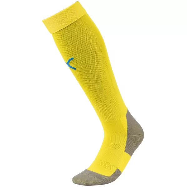  Șosete de fotbal PUMA TEAM LIGA SOCKS CORE 703441_17 CYBER ​​GALBEN/ELECTRIC BLUE L 