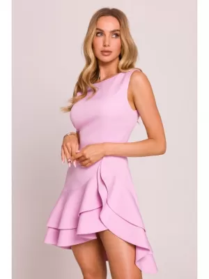 Rochie MOE M850 ROZ BOMBOANĂ