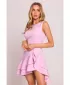 Rochie MOE M850 ROZ BOMBOANĂ