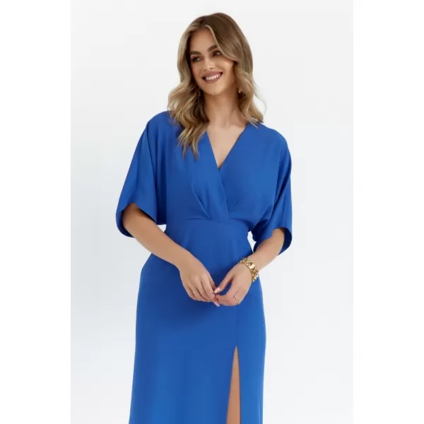  Rochie MAKOVER K163 ALBASTRU 