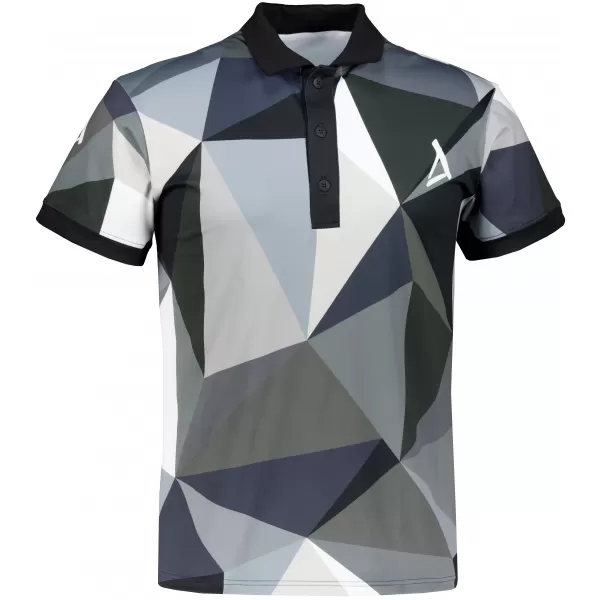  Tricou funcțional pentru bărbați cu guler premium ALTISPORT VOJ/ALM007TR05 GRI 