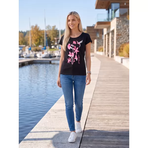 Cămaşă ALTISPORT ALW191122 NEGRU -PINK 
