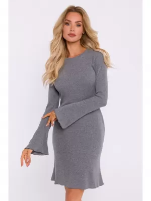 Rochie MOE M821 MELANGE GRI